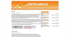 Desktop Screenshot of metalnecks.com